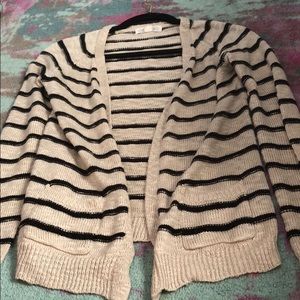 Striped cardigan